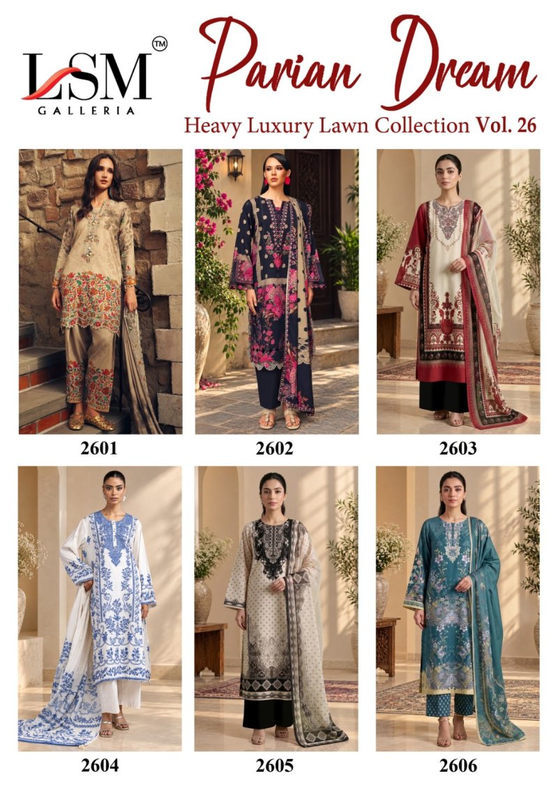 Parian Dream Vol 26 By Lsm Lawn Printed Readymade Dress 